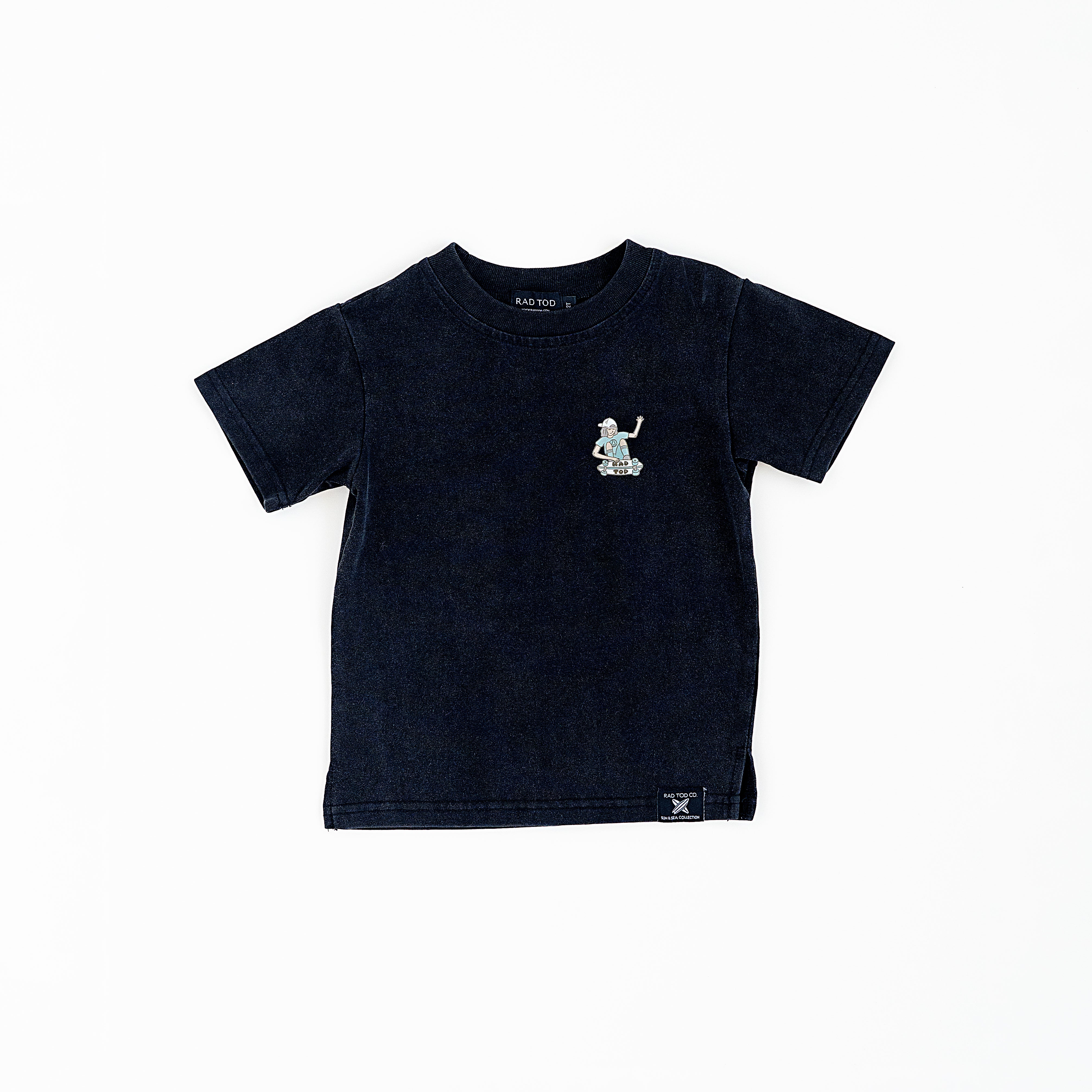 front side Trendy toddler t-shirt with vibrant designs for comfortable everyday wear