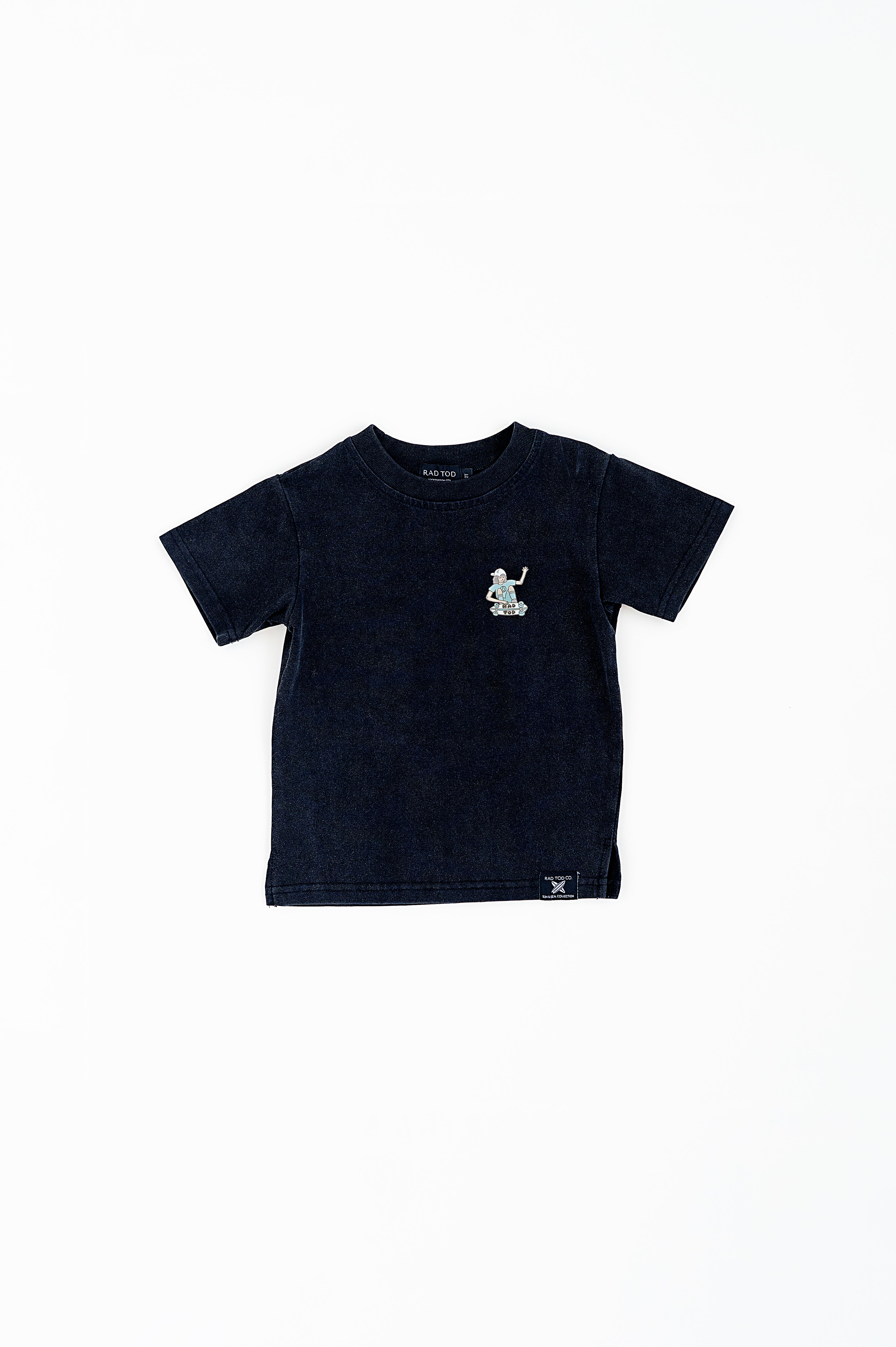 front side Trendy toddler t-shirt with vibrant designs for comfortable everyday wear