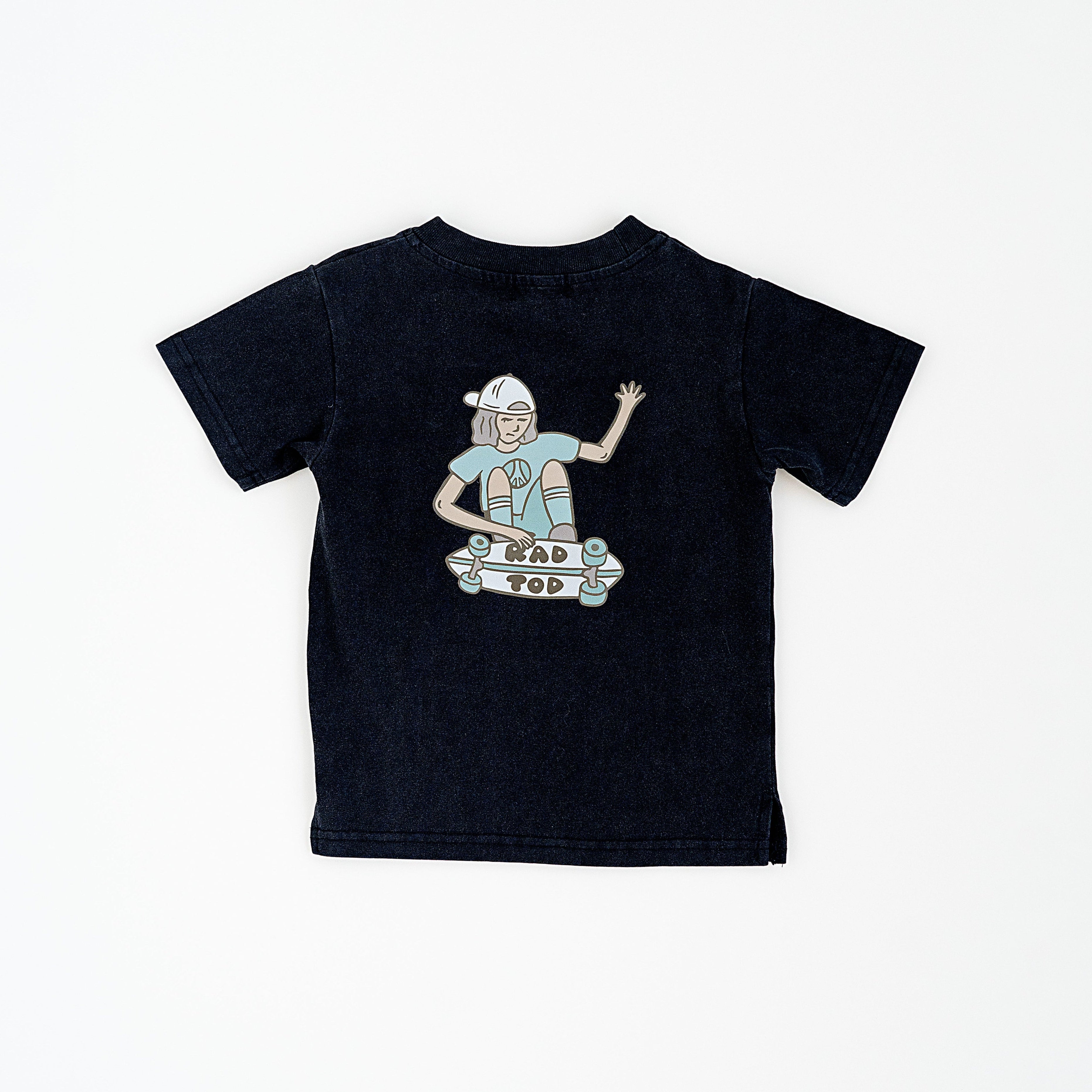 Trendy toddler t-shirt with vibrant designs for comfortable everyday wear this one features a skater