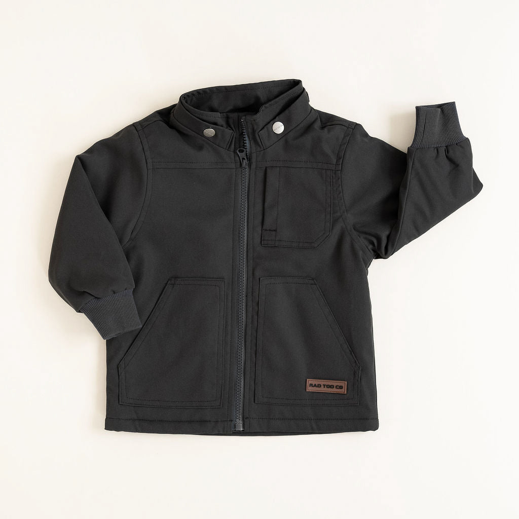 Black jacket on a white background