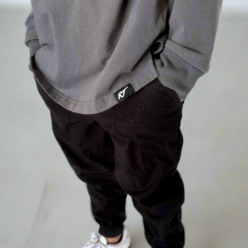 gray long sleeve tee by rad toddler