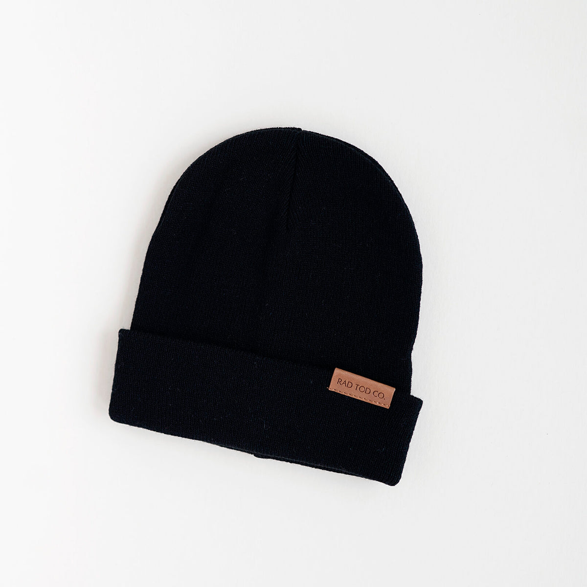Classic Black Beanie by Rad TOddler