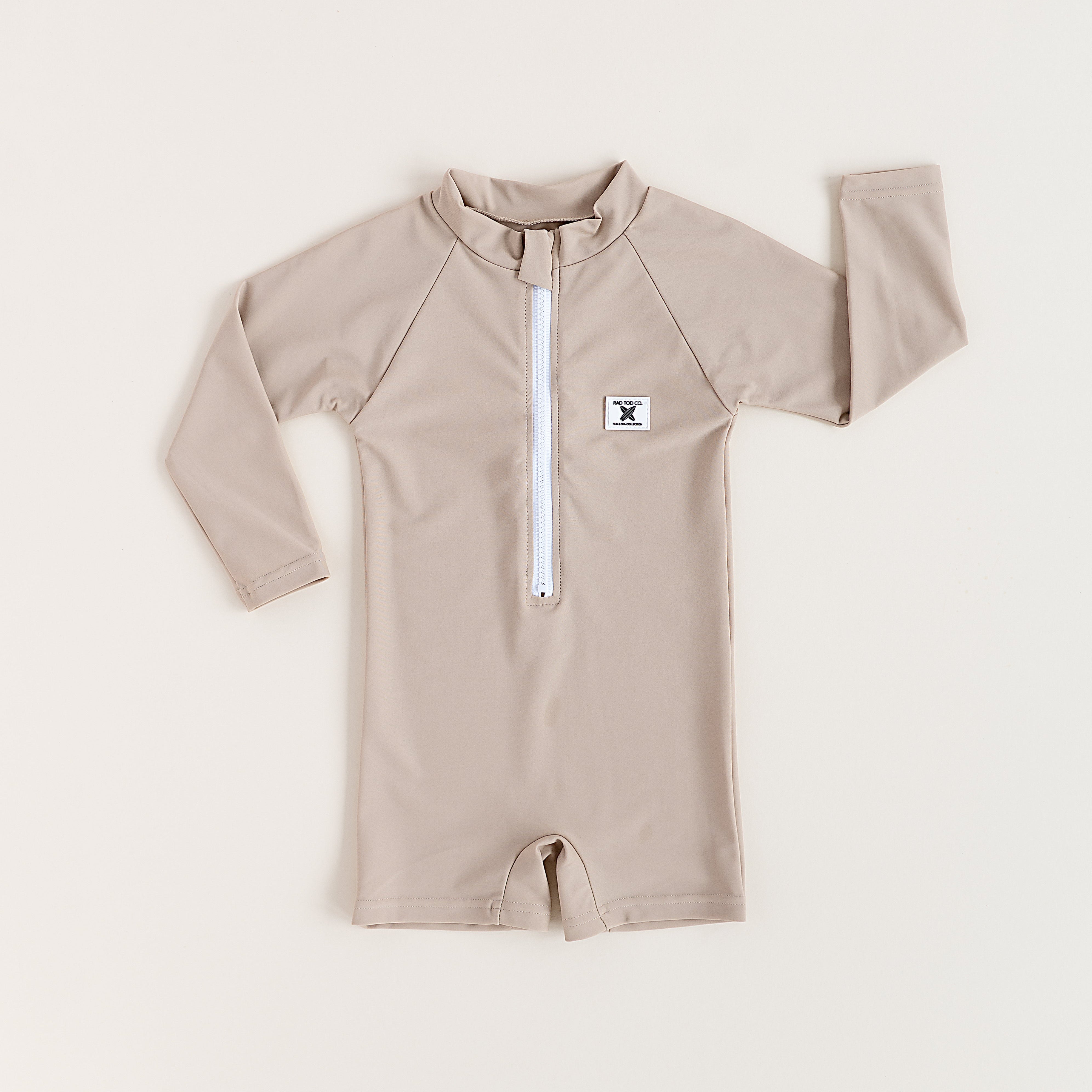 Latte One Piece Boy Swim Suits & Bathing Suits | Swimwear for Baby
