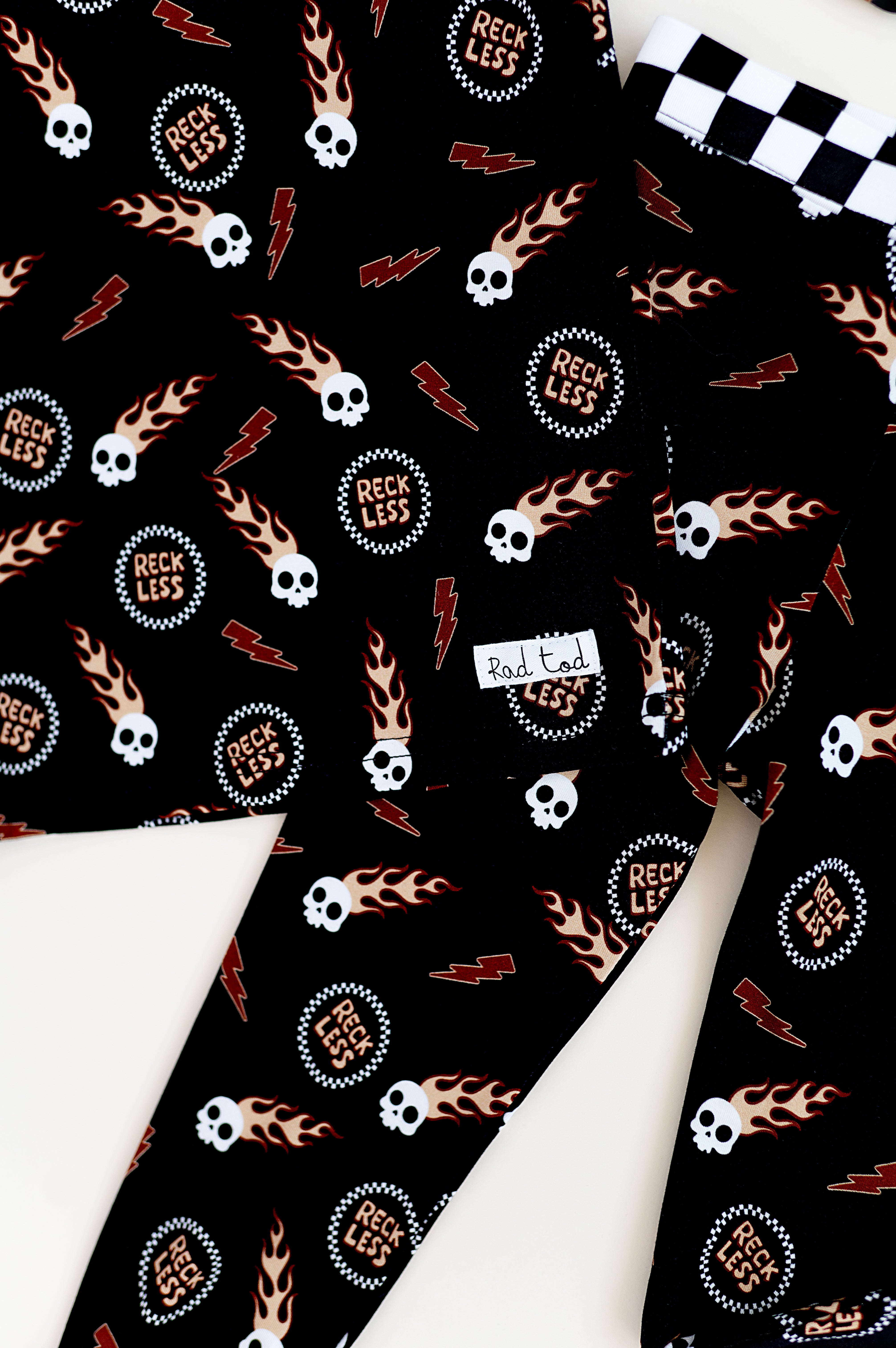 Soft and stylish Reckless bamboo 2-piece set for toddlers with a cool, comfy fit