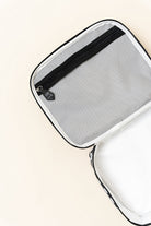 Inside Fast Lane lunchbox showing insulated compartment for snacks and meals