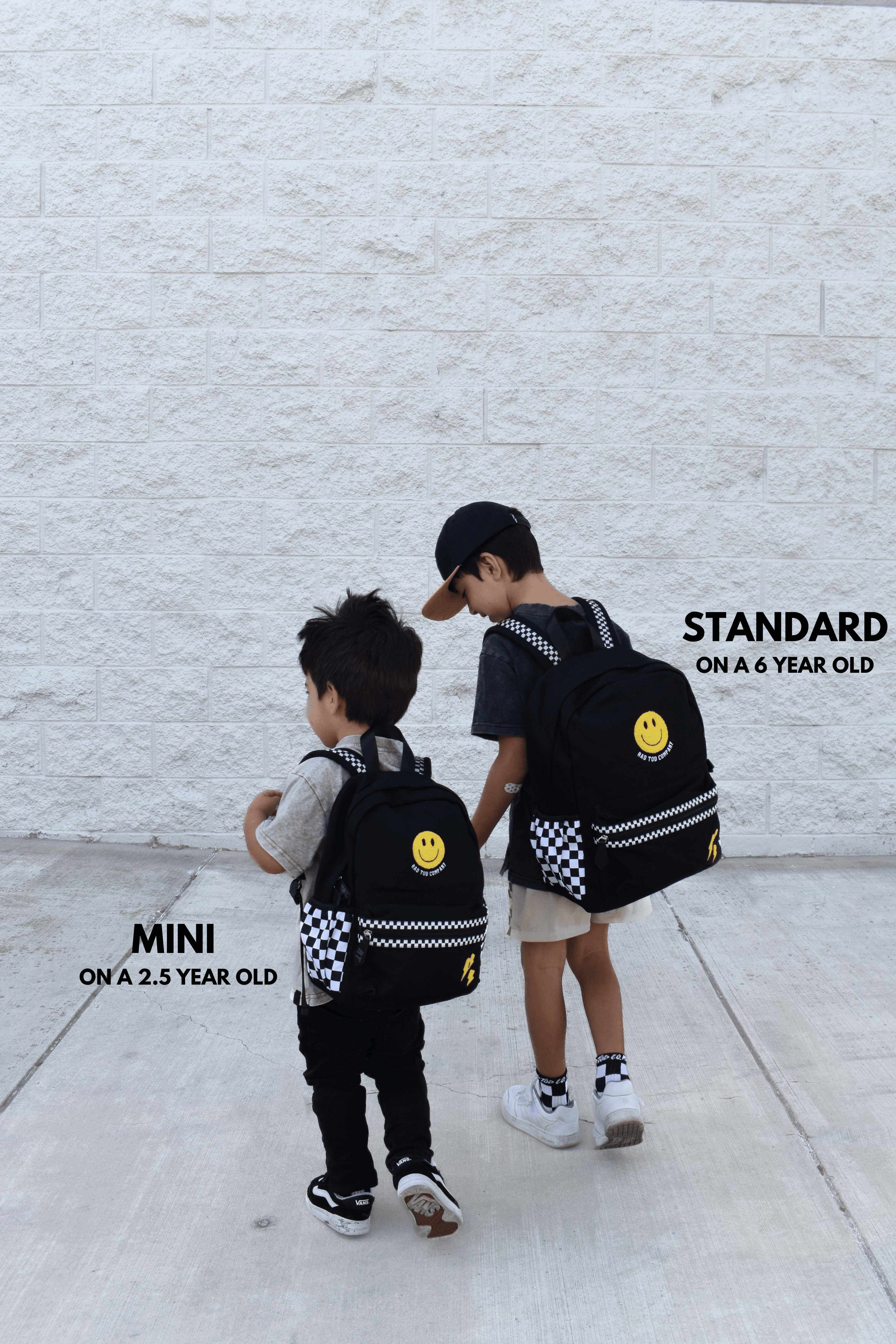 Children wearing Fast Lane backpack with adjustable straps, comfortable everyday fit