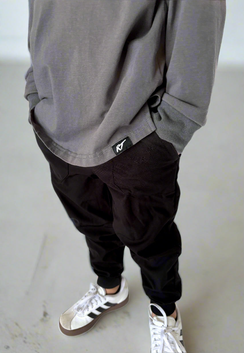 gray long sleeve tee by rad toddler