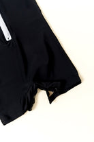 Close-up of snap button closure on kids rashguard