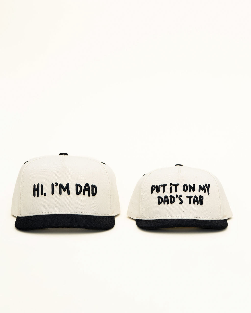 The dynamic Duo of hats, put it on my dads tab and hi, I'm dad  by RAD TODDLER